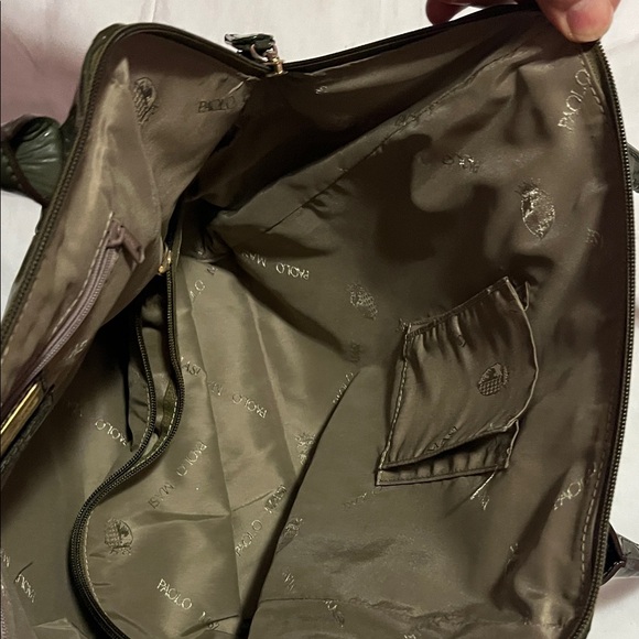Paolo Masi Dark Green Shoulder Bag - Picture 12 of 16